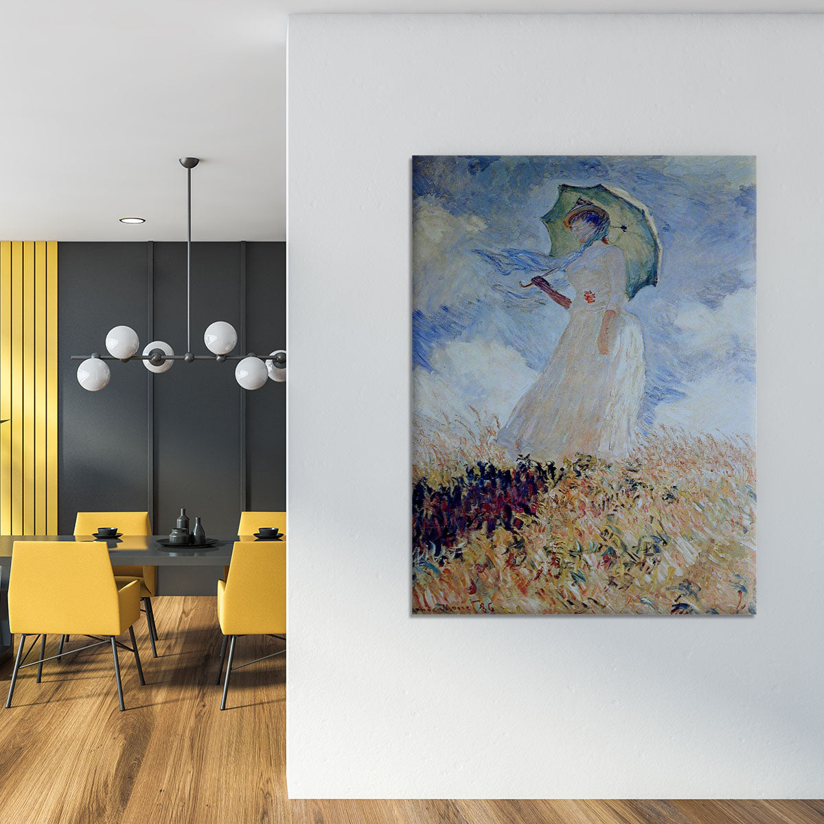 Lady with umbrella Canvas Print or Poster - Canvas Art Rocks - 4