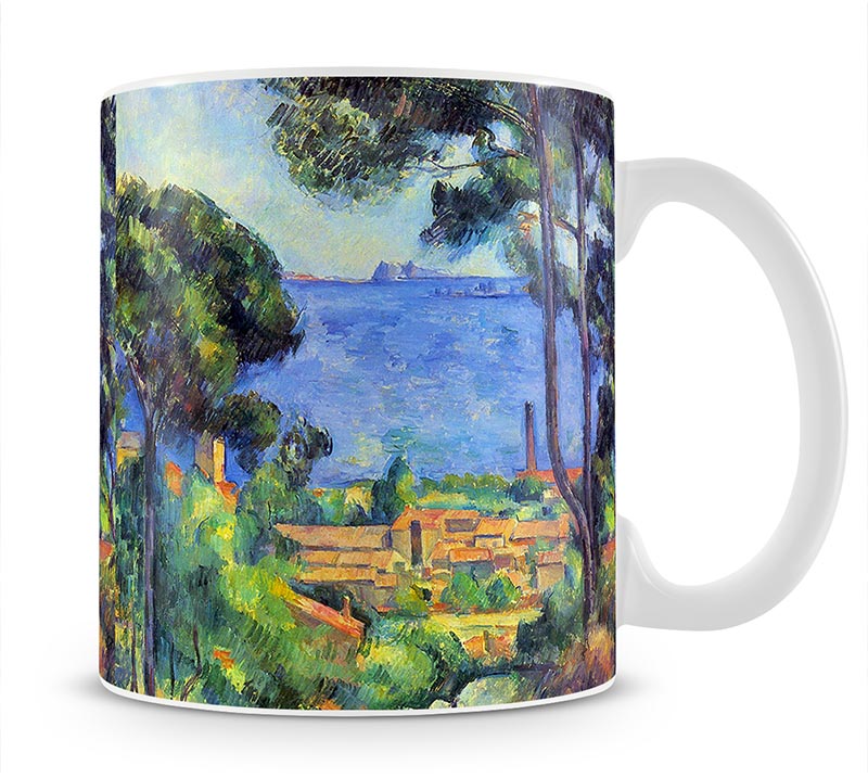 Land scape by Cezanne Mug - Canvas Art Rocks - 1
