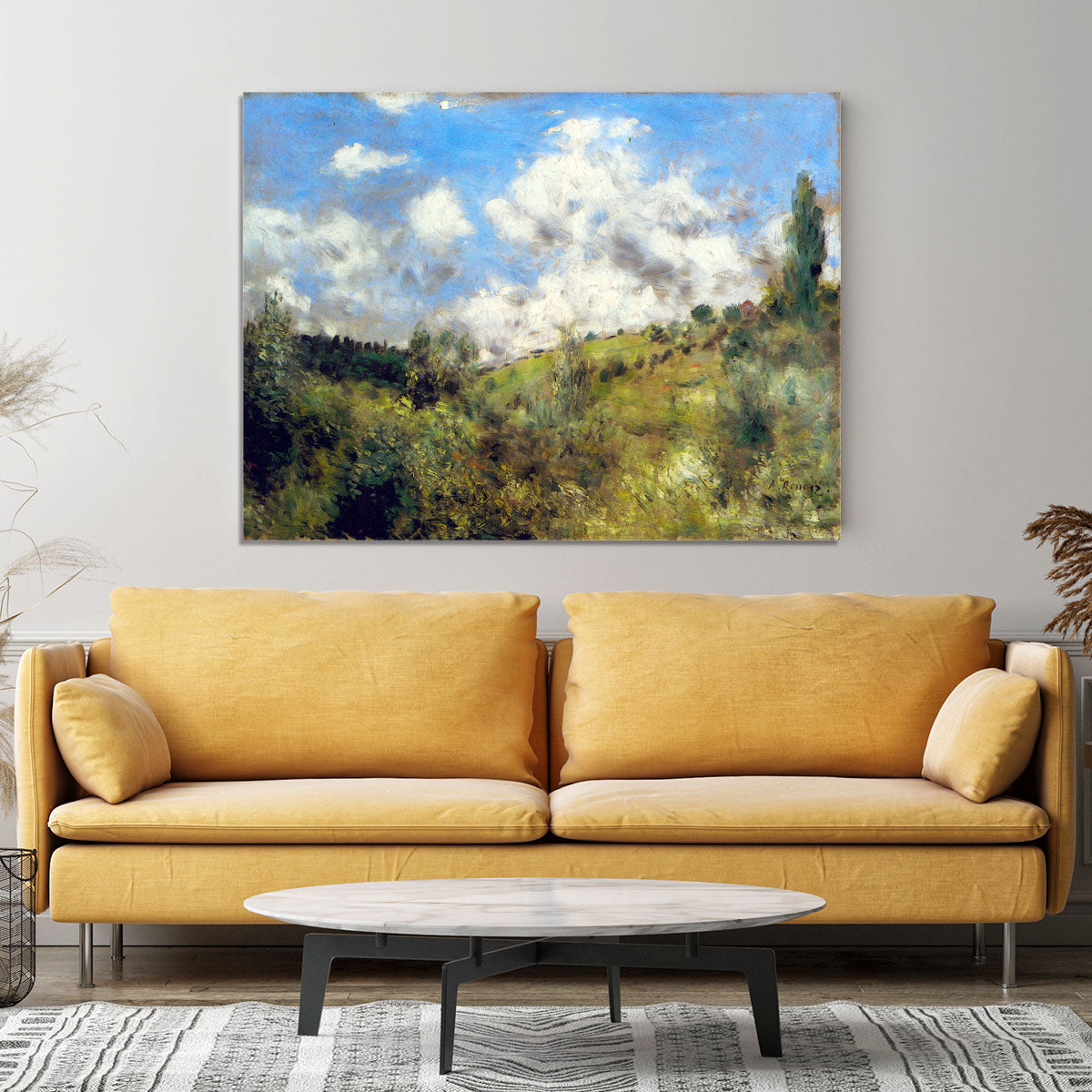 Landscape by Renoir Canvas Print or Poster - Canvas Art Rocks - 4