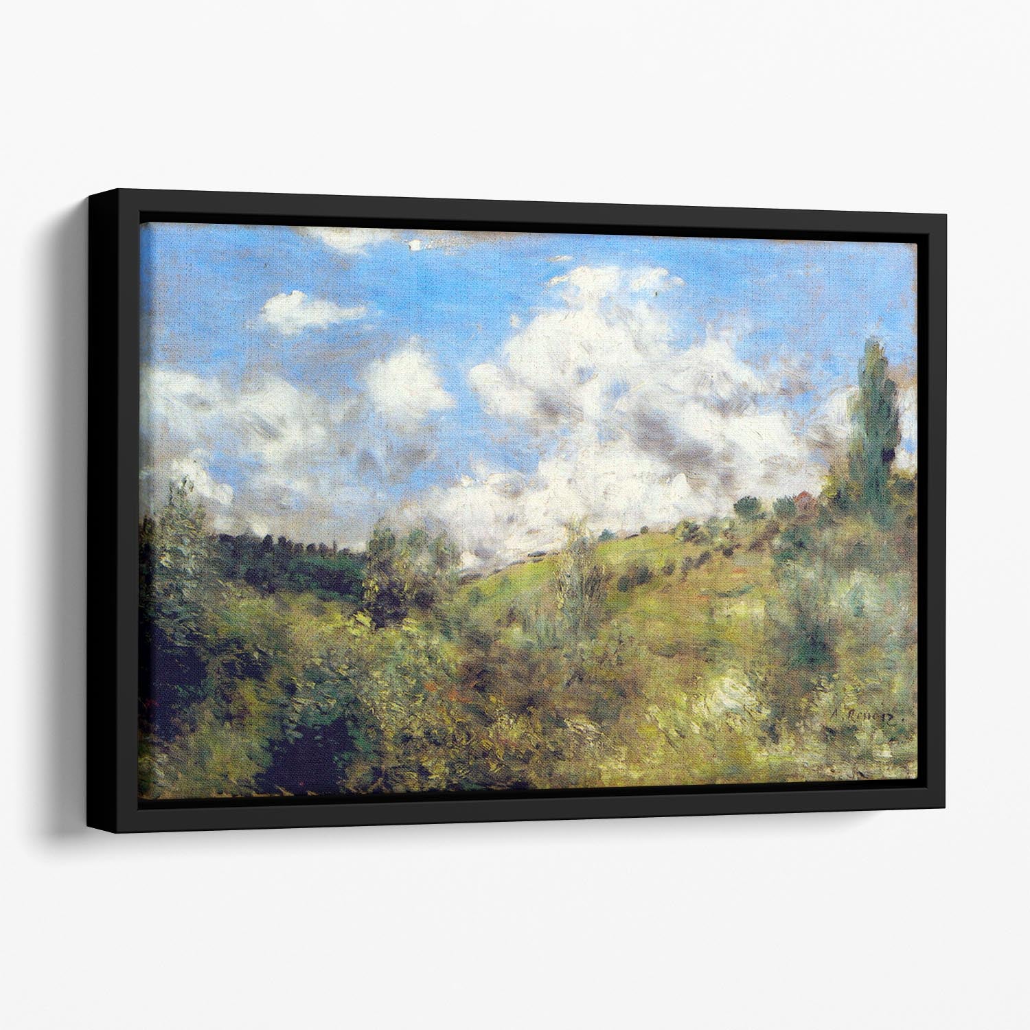Landscape by Renoir Floating Framed Canvas