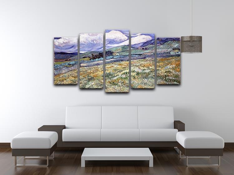 Landscape from Saint-Remy 5 Split Panel Canvas - Canvas Art Rocks - 3