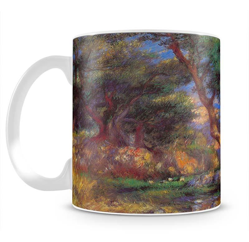 Landscape in Menton by Renoir Mug - Canvas Art Rocks - 2
