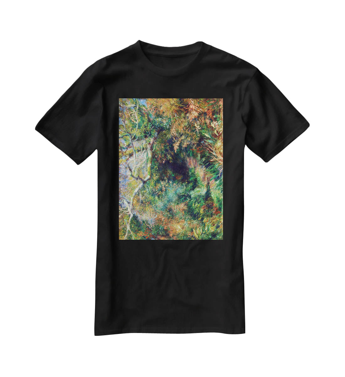 Landscape in southern France by Renoir T-Shirt - Canvas Art Rocks - 1
