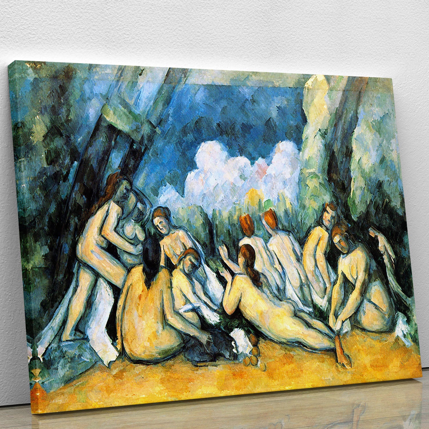 Large Bathers by Cezanne Canvas Print or Poster - Canvas Art Rocks - 1
