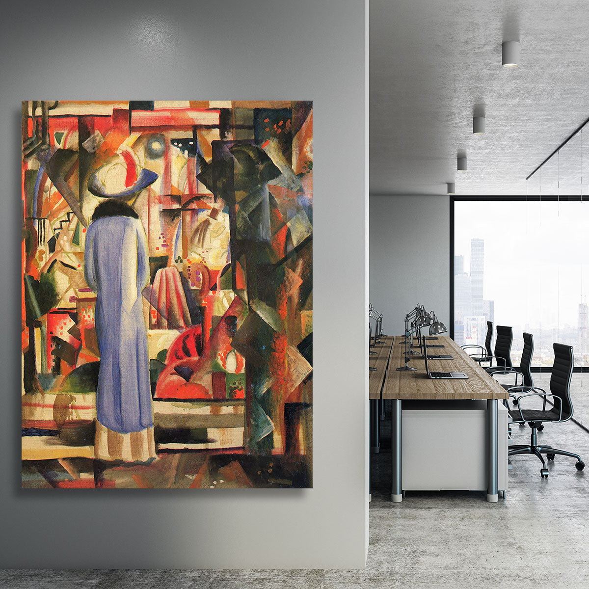 Large bright showcase by Macke Canvas Print or Poster - Canvas Art Rocks - 3