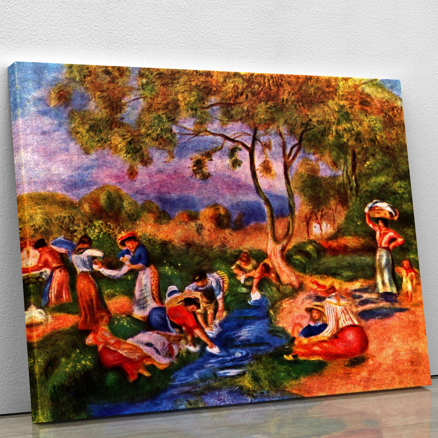 Laundresses by Renoir Canvas Print or Poster - Canvas Art Rocks - 1