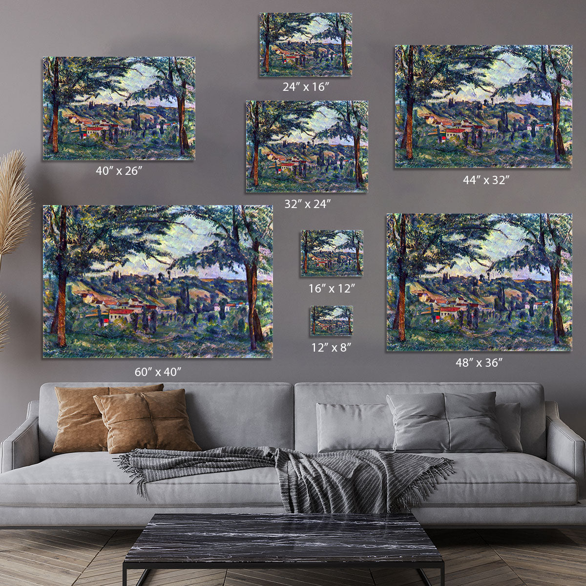 Le Chateau Noir by Cezanne Canvas Print or Poster - Canvas Art Rocks - 7