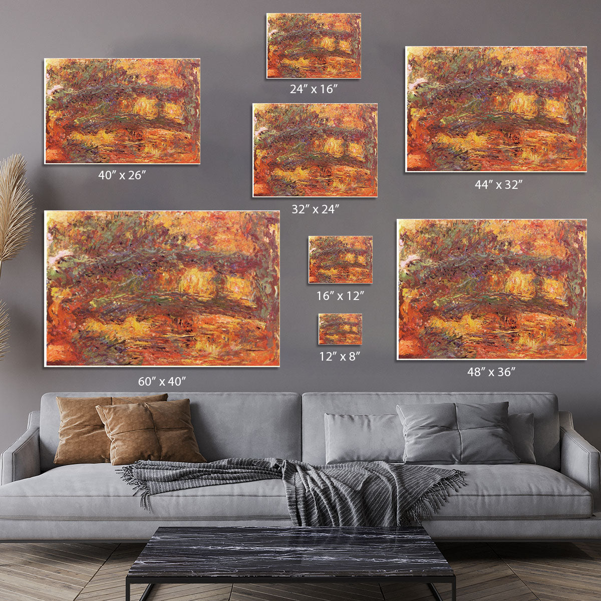 Le Pont Japonais 1922 by Monet Canvas Print or Poster - Canvas Art Rocks - 7