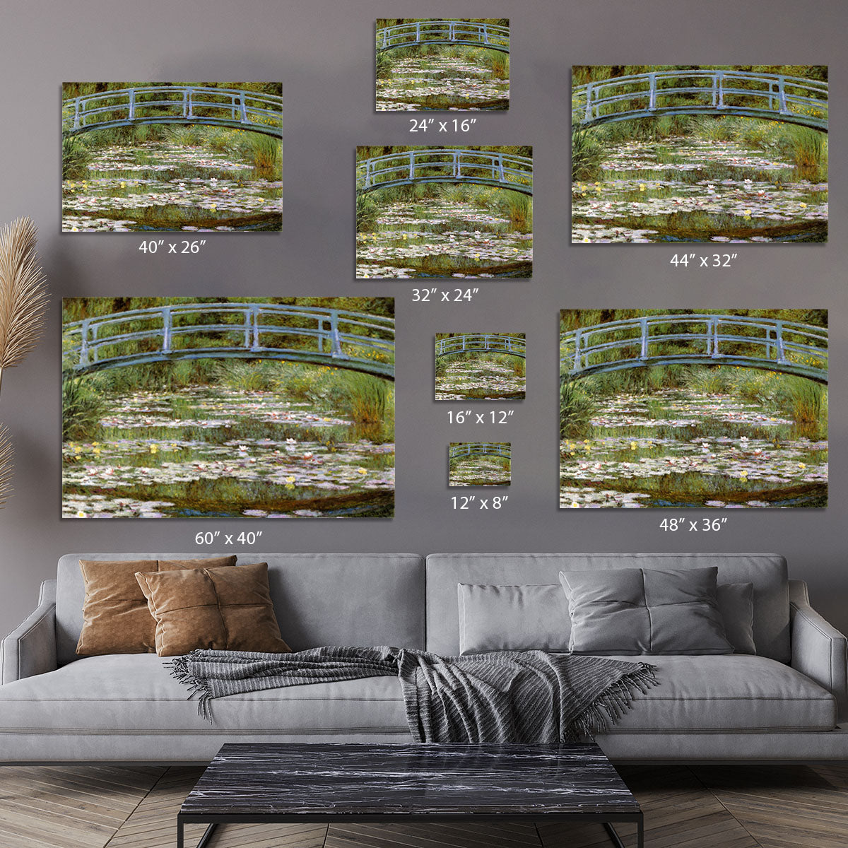 Le Pont Japonais by Monet Canvas Print or Poster - Canvas Art Rocks - 7