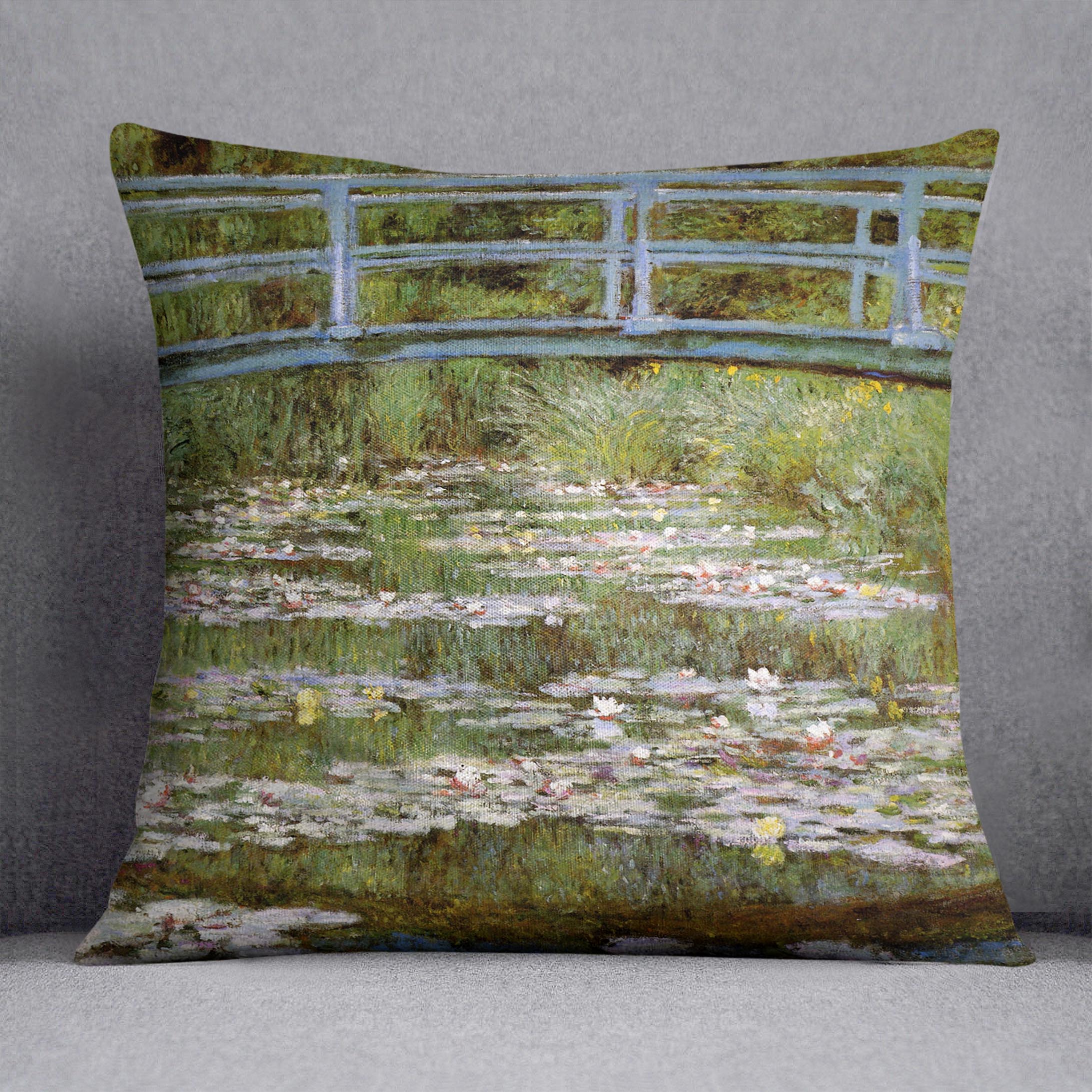 Le Pont Japonais by Monet Cushion