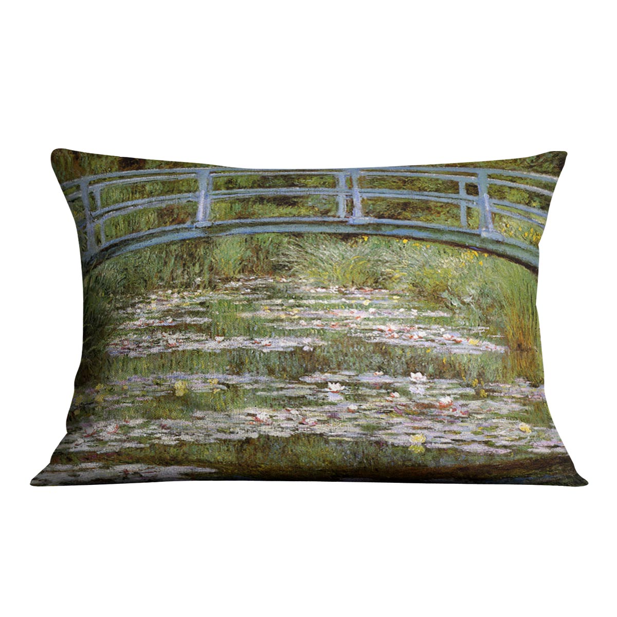 Le Pont Japonais by Monet Cushion