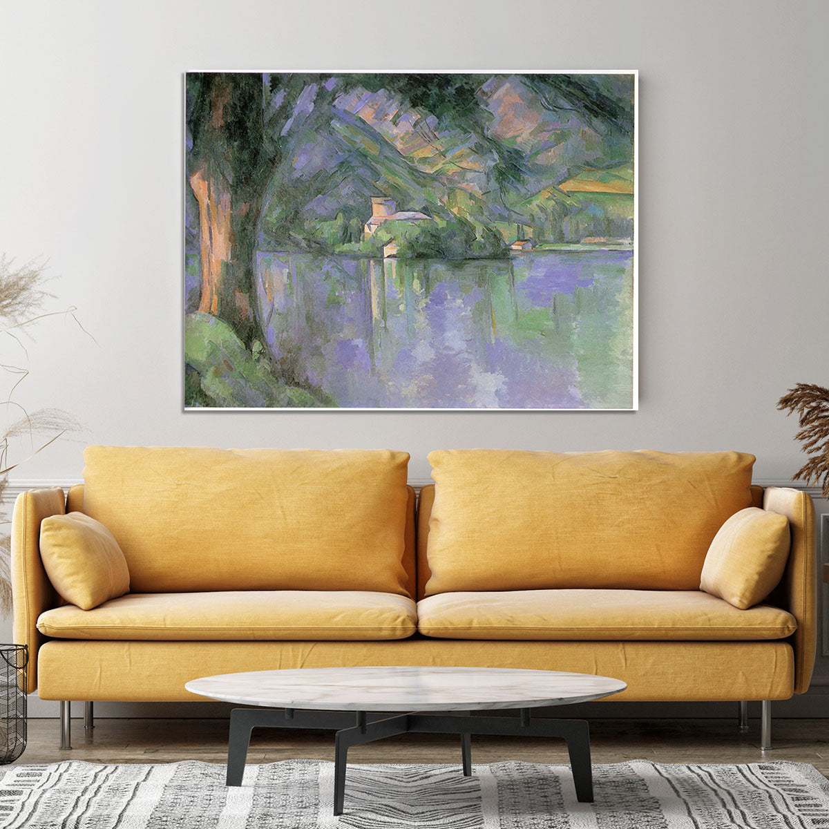 Le lac d Annecy 1896 by Cezanne Canvas Print or Poster - Canvas Art Rocks - 4
