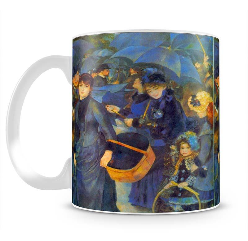 Les Para Pluies by Renoir Mug - Canvas Art Rocks - 2