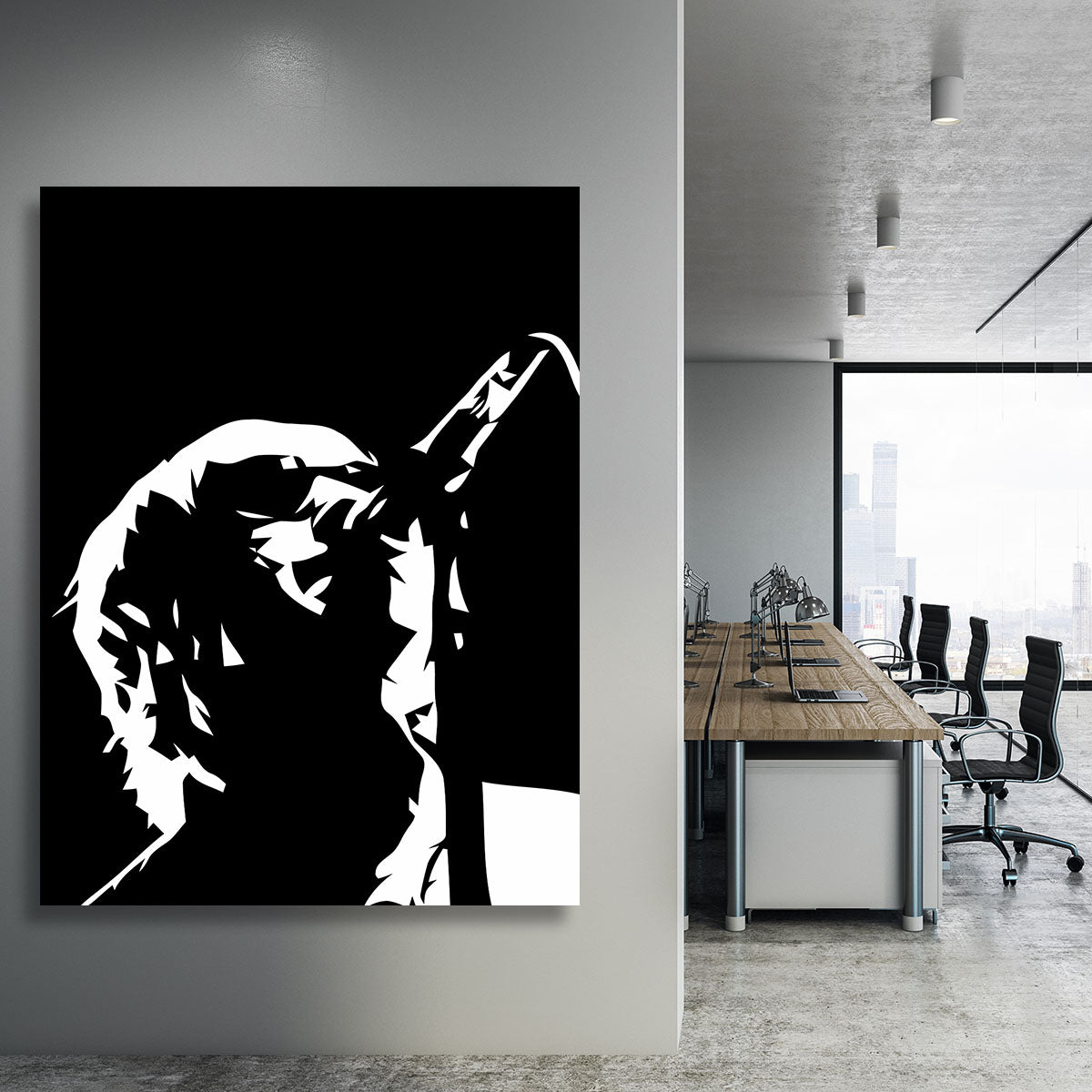 Liam Gallagher Oasis Canvas Print or Poster - Canvas Art Rocks - 3