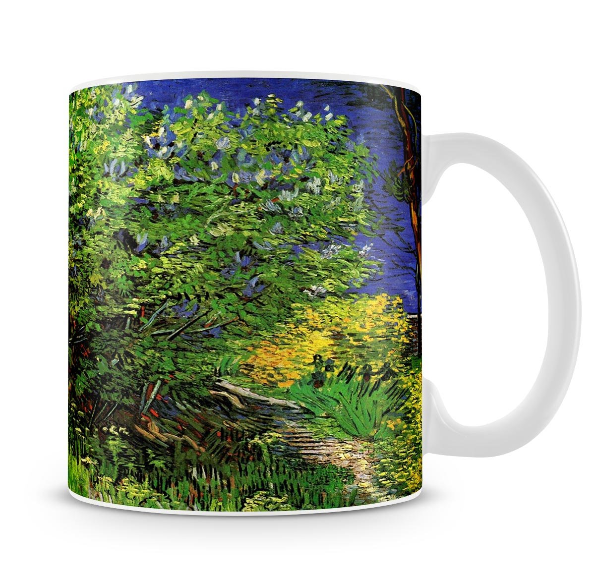 Lilacs by Van Gogh Mug - Canvas Art Rocks - 4