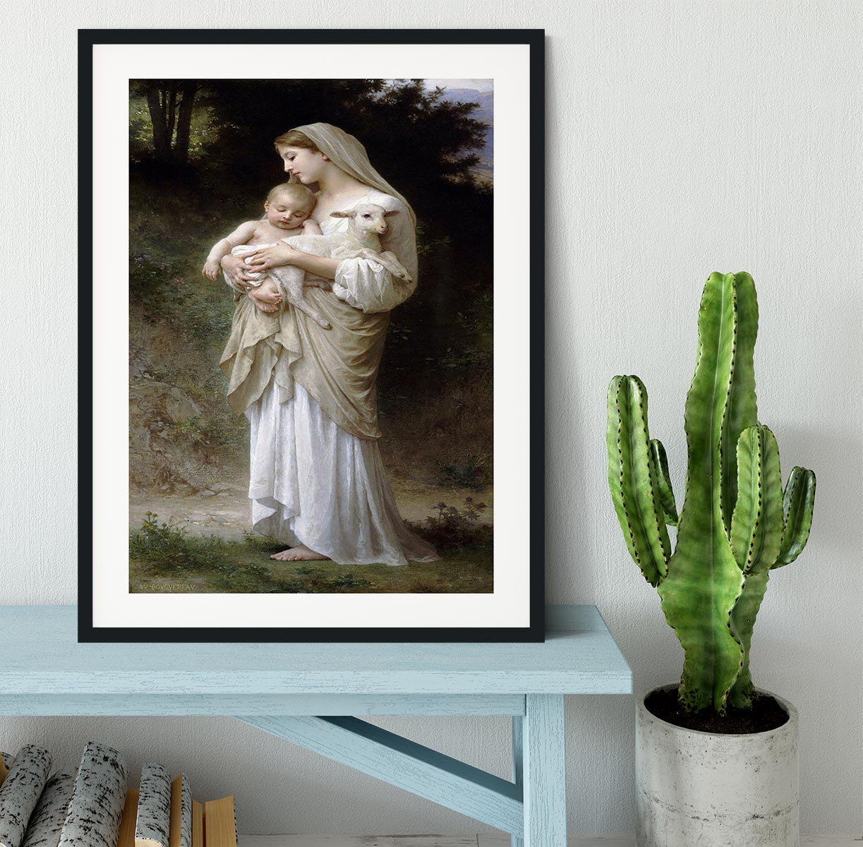 Linnocence By Bouguereau Framed Print - Canvas Art Rocks - 1
