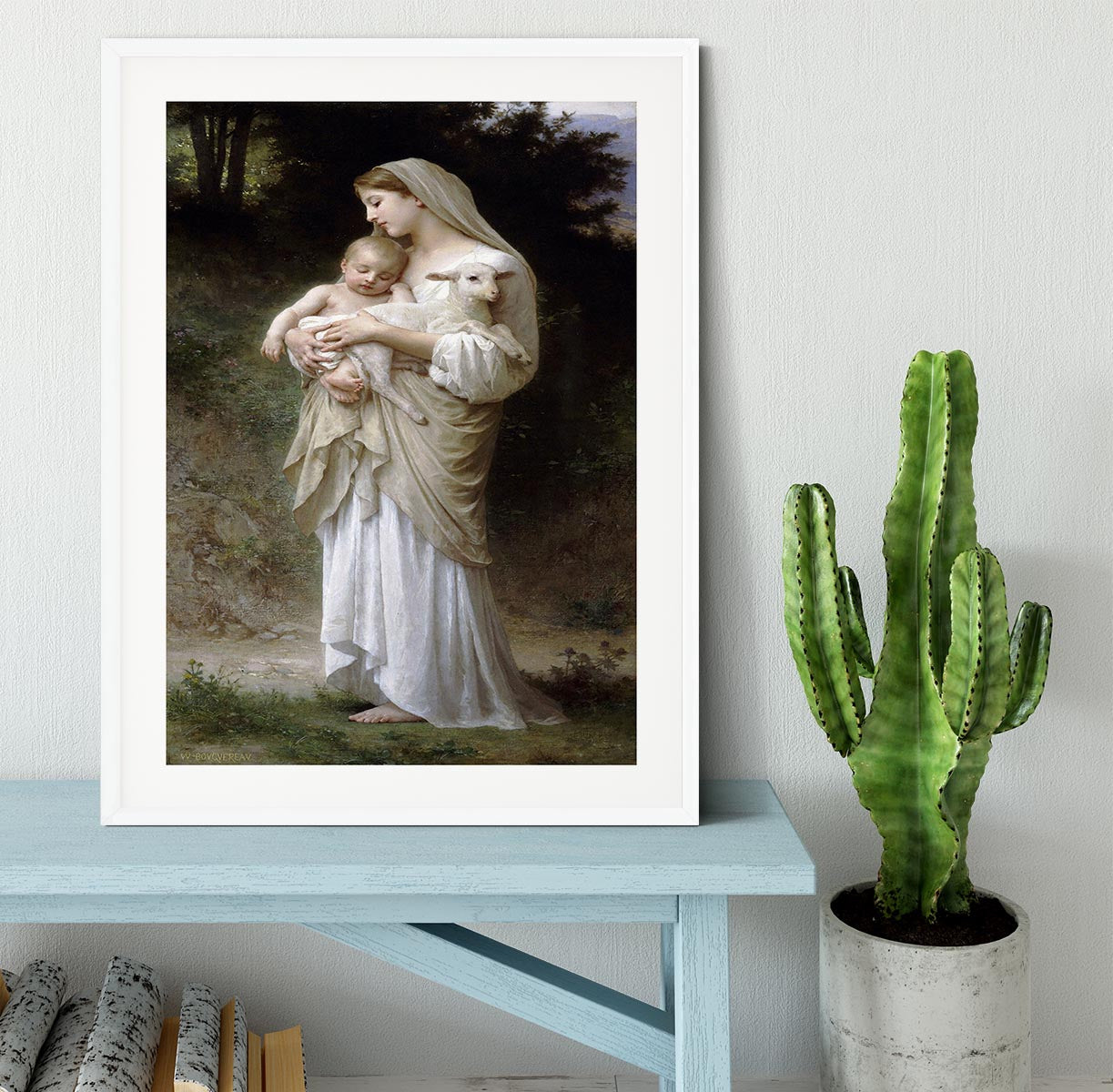Linnocence By Bouguereau Framed Print - Canvas Art Rocks - 5