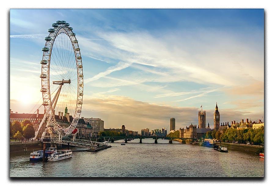 London morning sunrise Canvas Print or Poster - Canvas Art Rocks - 1