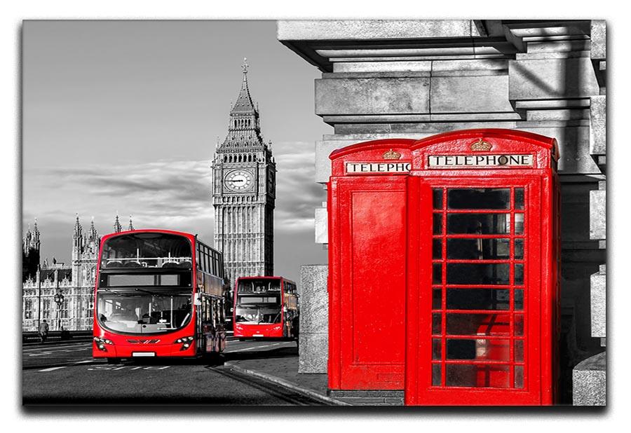 London symbols Canvas Print or Poster - Canvas Art Rocks - 1