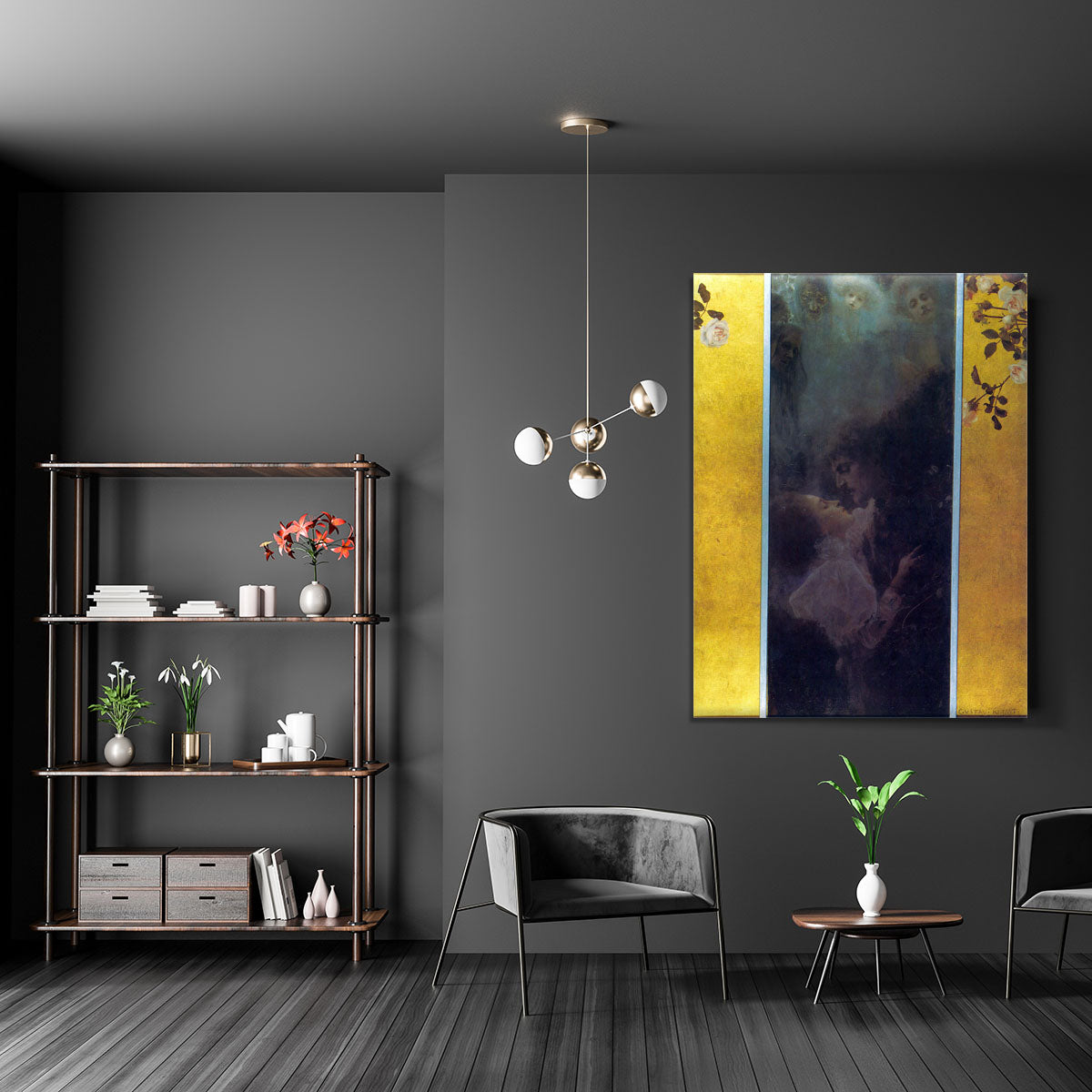 Love by Klimt Canvas Print or Poster - Canvas Art Rocks - 5