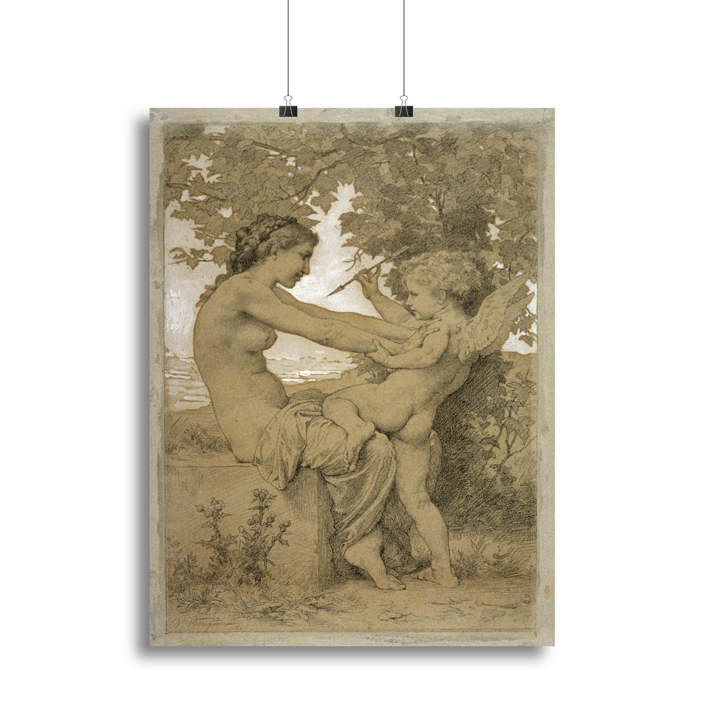 Loves Resistance By Bouguereau Canvas Print or Poster - Canvas Art Rocks - 2