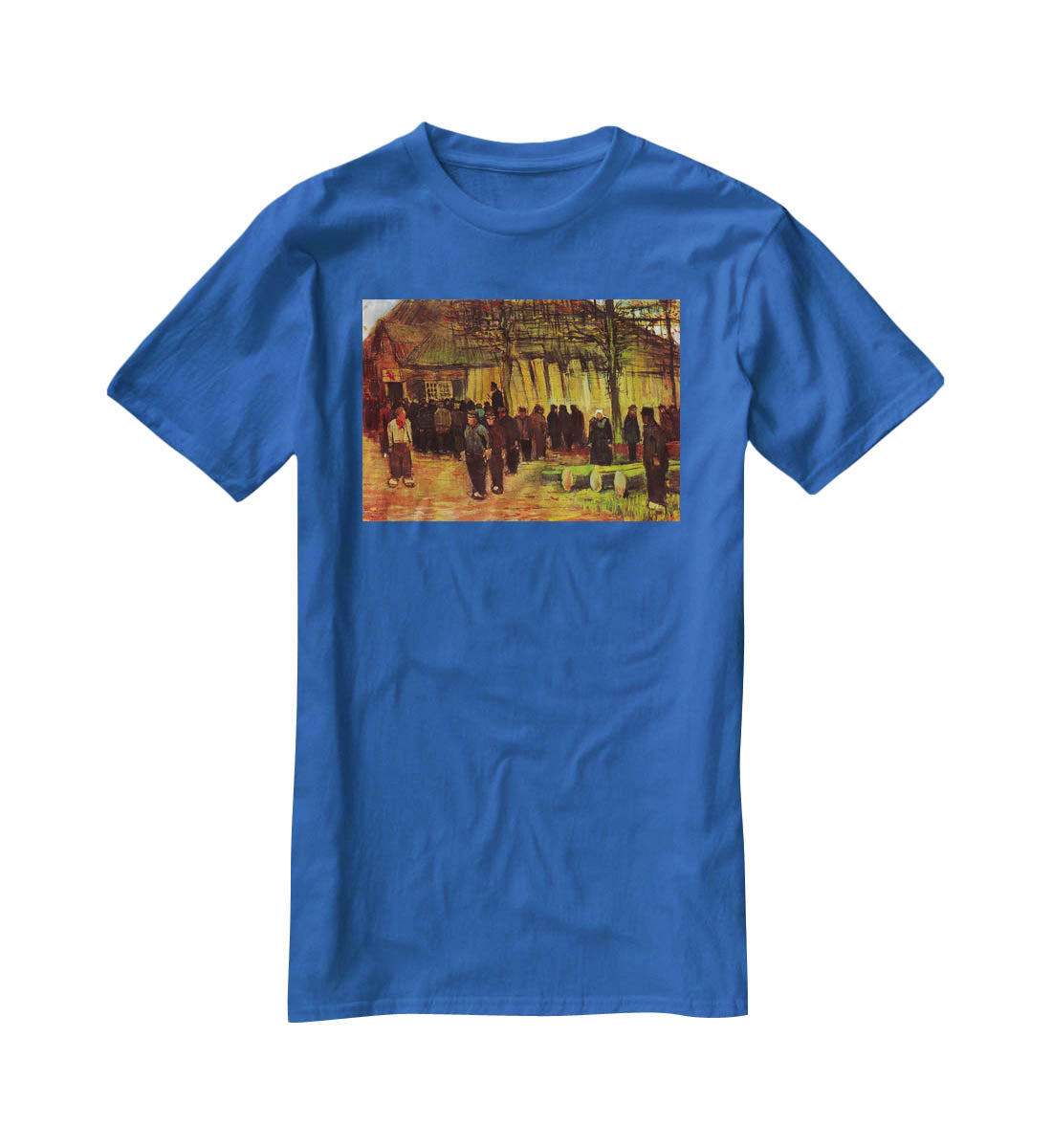 Lumber Sale by Van Gogh T-Shirt - Canvas Art Rocks - 2
