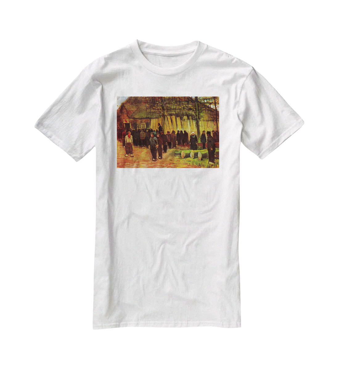 Lumber Sale by Van Gogh T-Shirt - Canvas Art Rocks - 5
