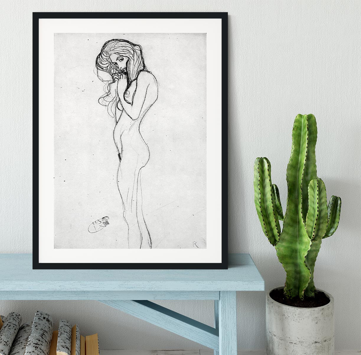 Madalane by Klimt Framed Print - Canvas Art Rocks - 1