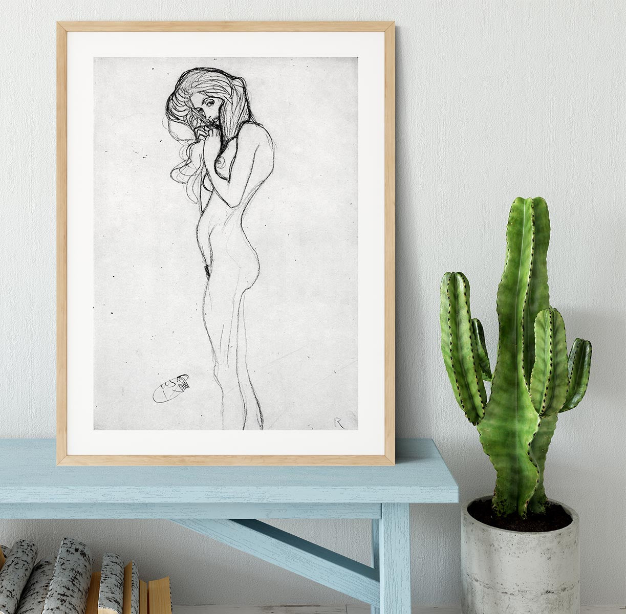 Madalane by Klimt Framed Print - Canvas Art Rocks - 3