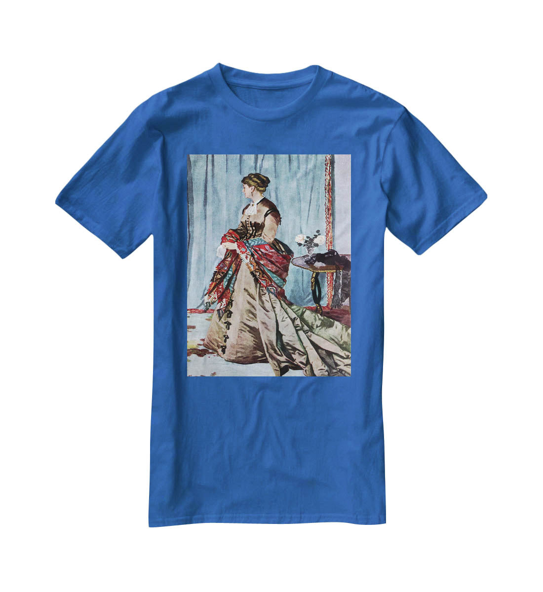 Madame Gaudibert by Monet T-Shirt - Canvas Art Rocks - 2