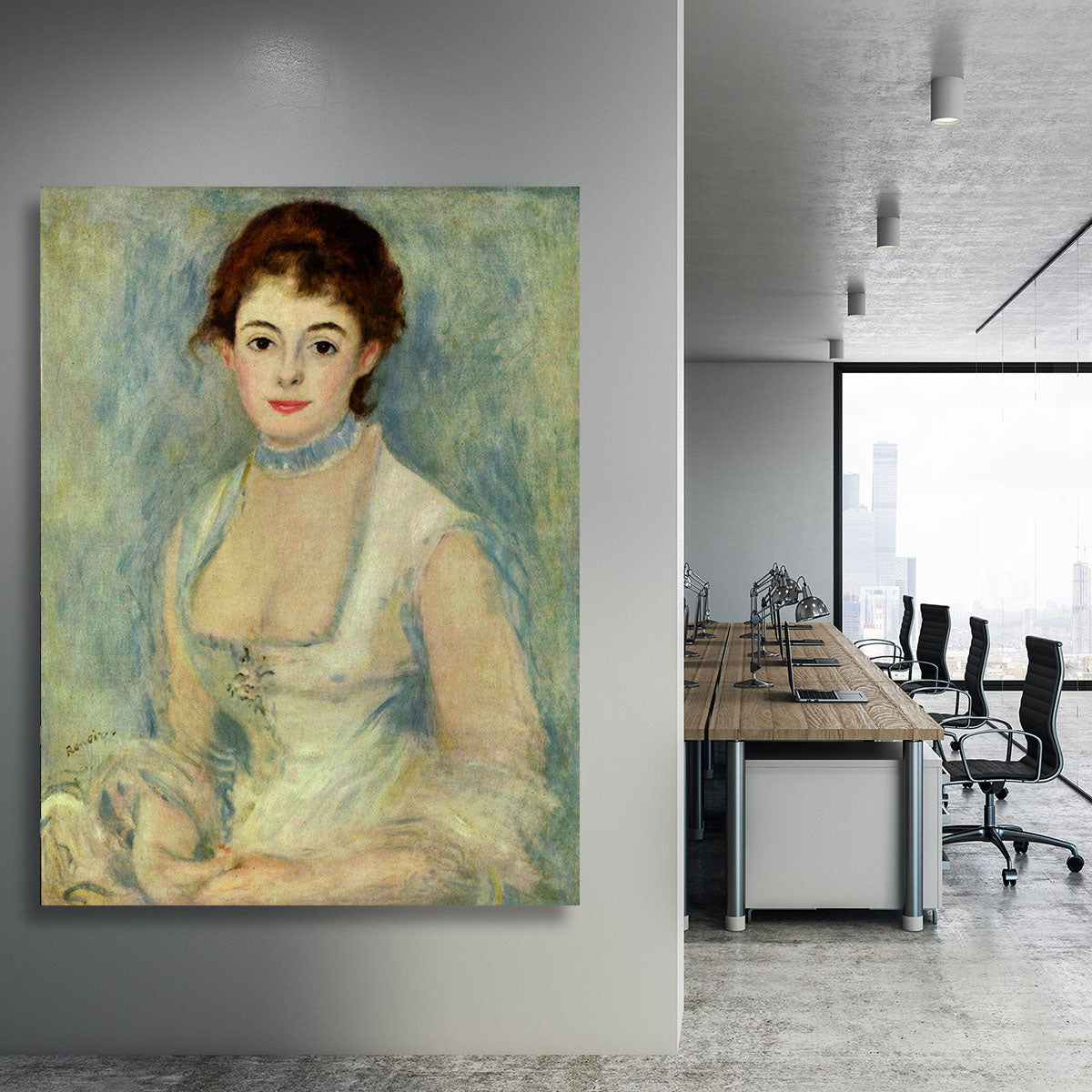 Madame Henriot by Renoir Canvas Print or Poster - Canvas Art Rocks - 3