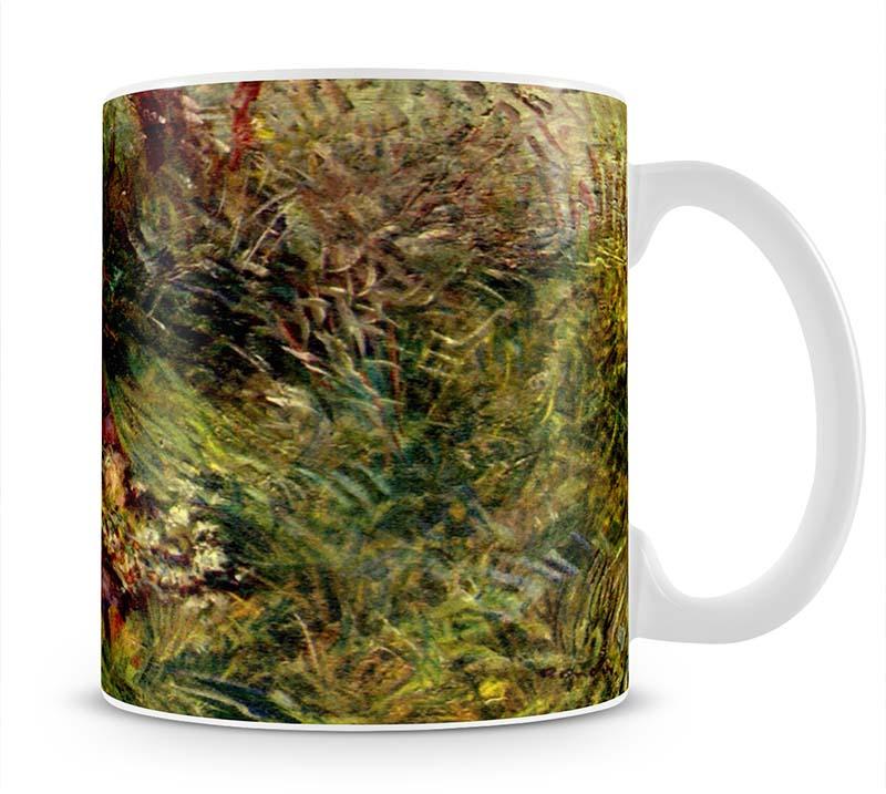 Madame Renoir with dog by Renoir Mug - Canvas Art Rocks - 1