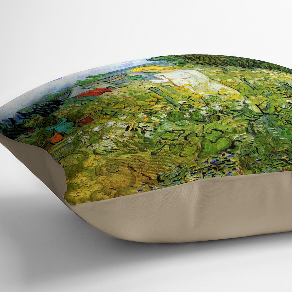 Marguerite Gachet in the Garden by Van Gogh Cushion