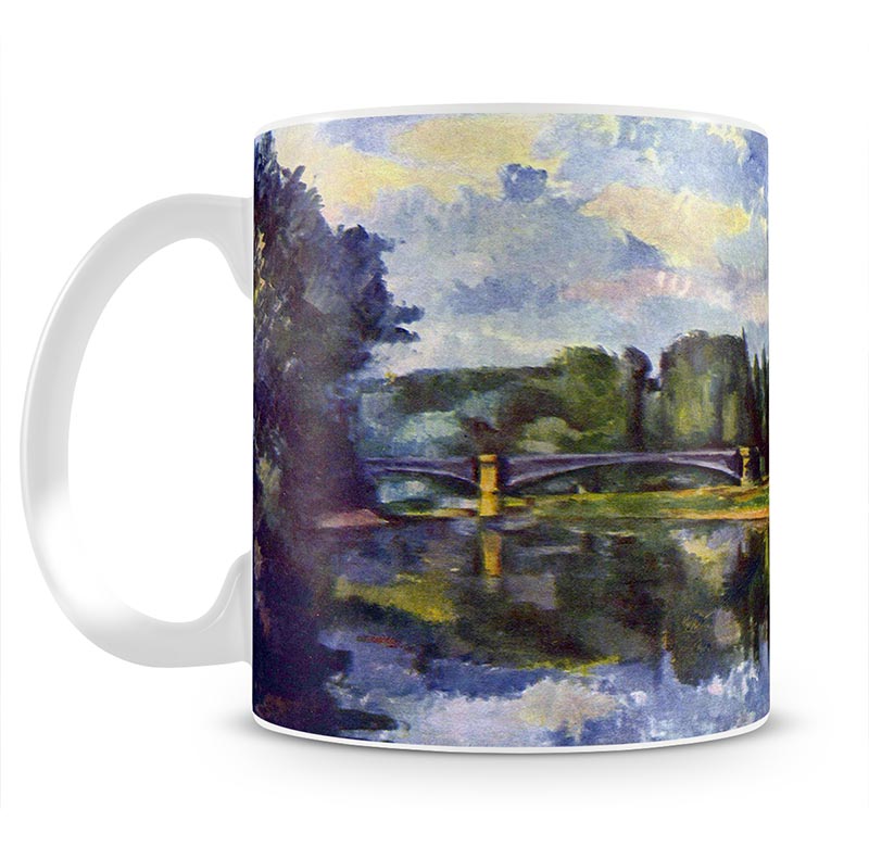 Marne Shore by Cezanne Mug - Canvas Art Rocks - 1