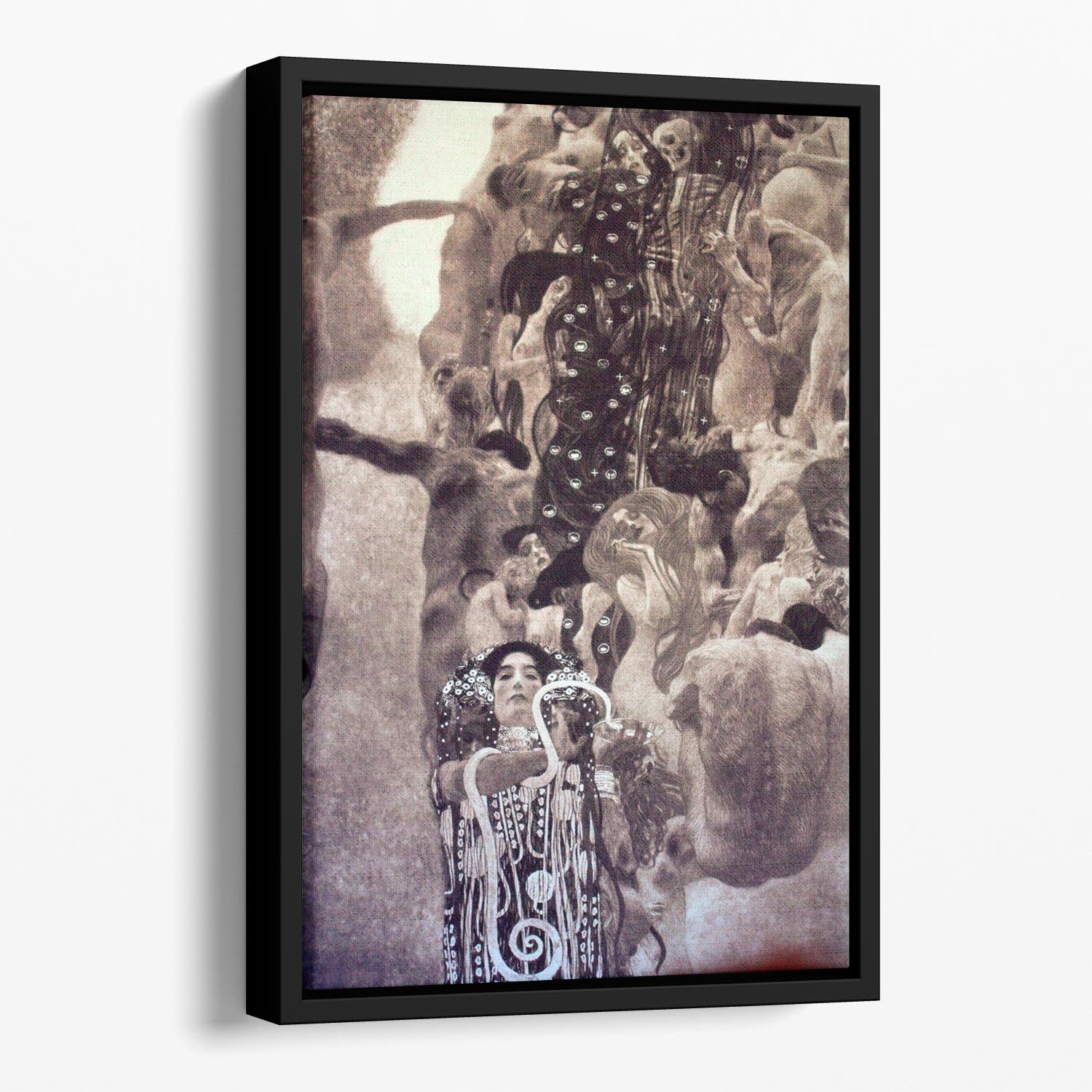 Medicine by Klimt Floating Framed Canvas