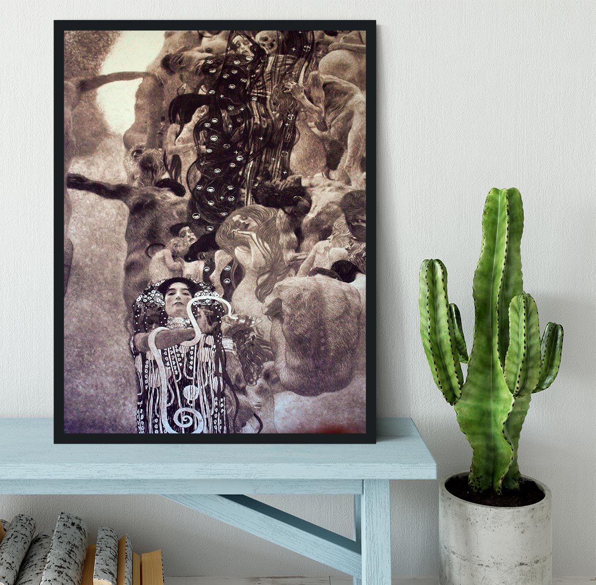 Medicine by Klimt Framed Print - Canvas Art Rocks - 2