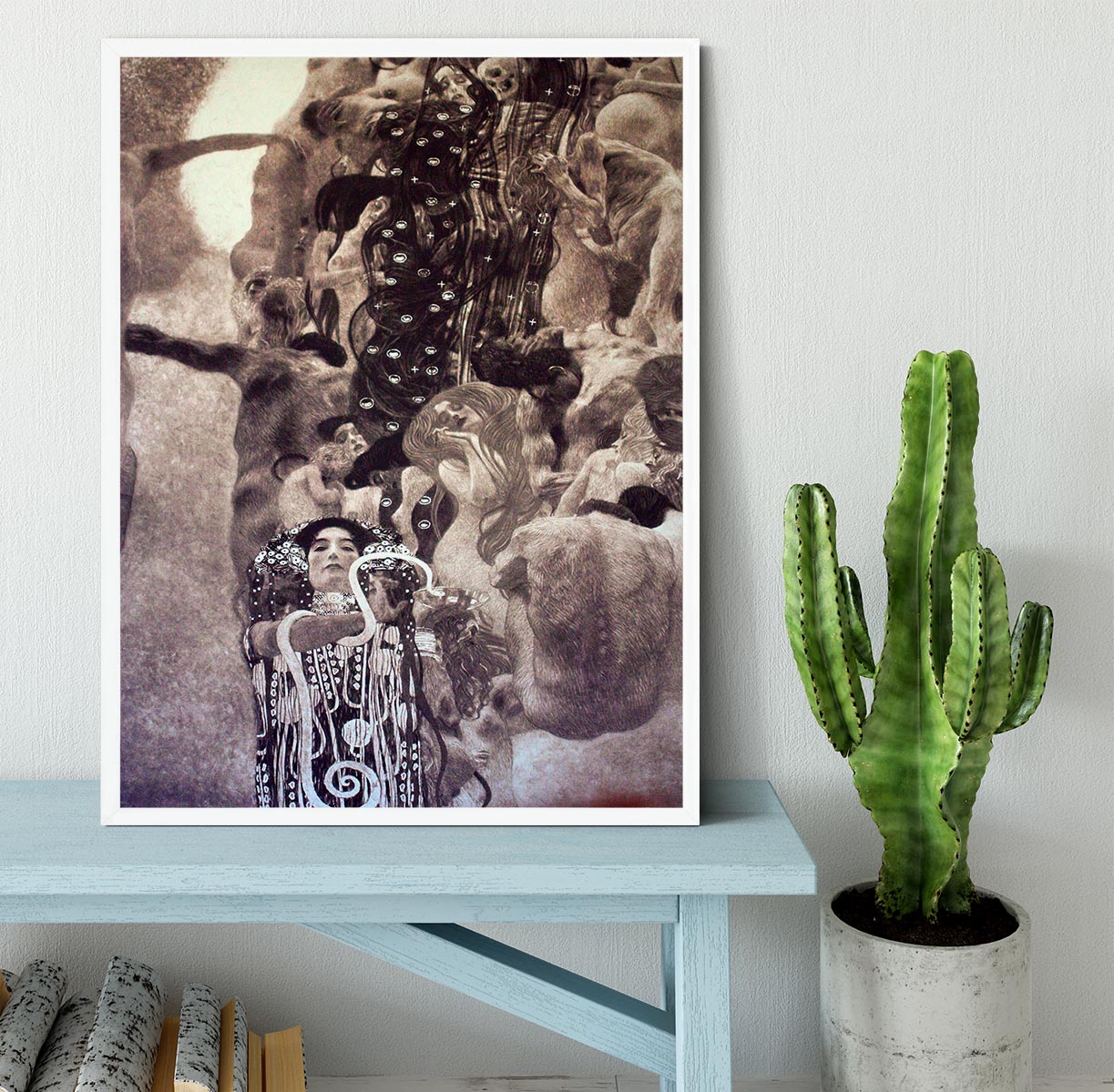 Medicine by Klimt Framed Print - Canvas Art Rocks -6