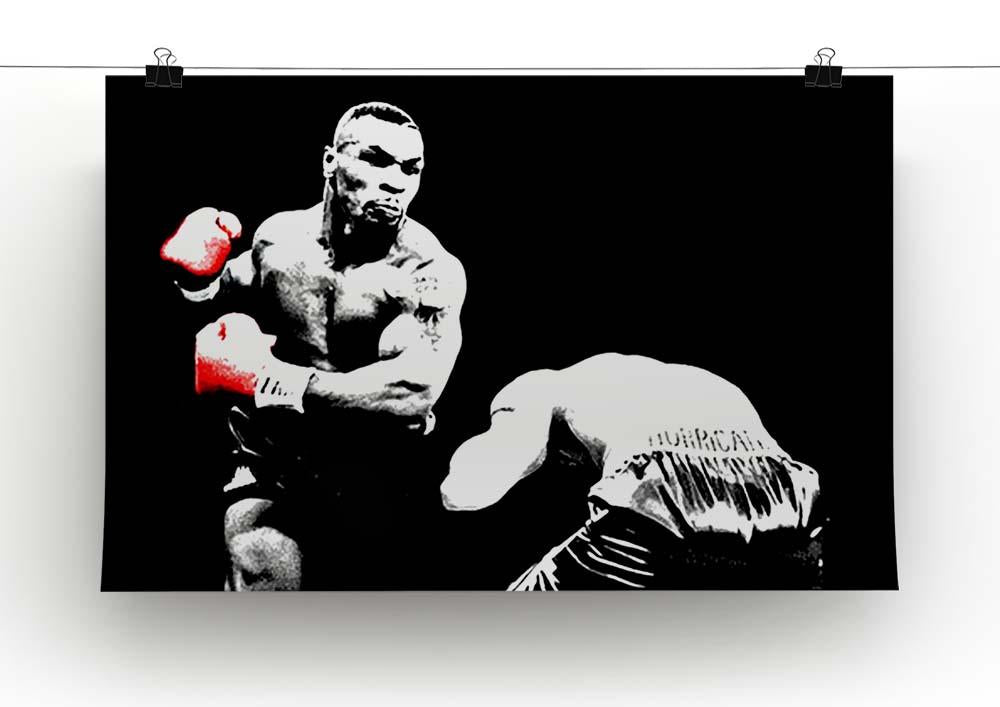 Mike Tyson Knockout Canvas Print or Poster