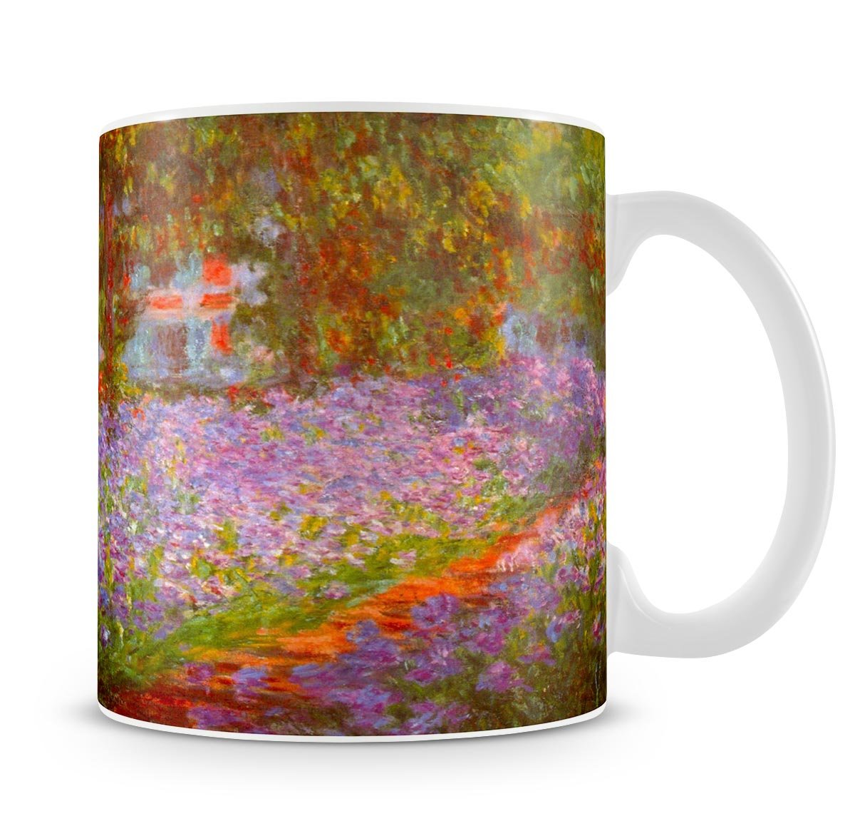 Monet's Garden by Monet Mug - Canvas Art Rocks - 4