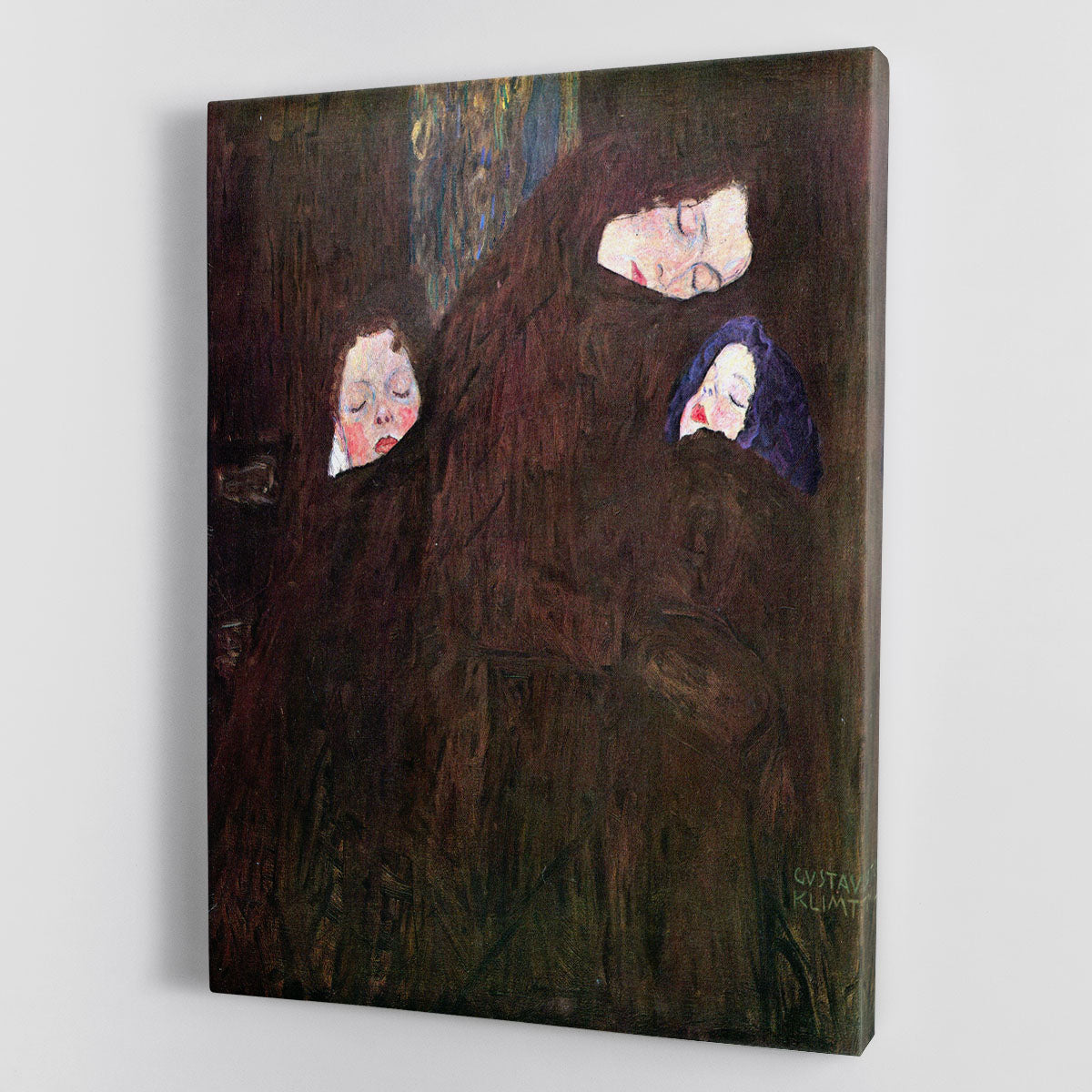 Mother with Children by Klimt Canvas Print or Poster - Canvas Art Rocks - 1