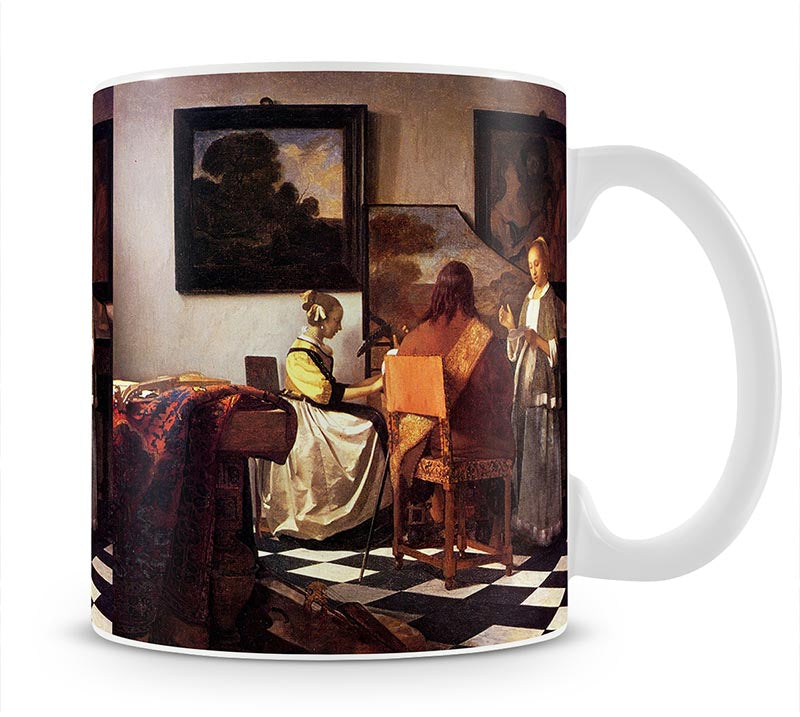 Musical Trio by Vermeer Mug - Canvas Art Rocks - 1