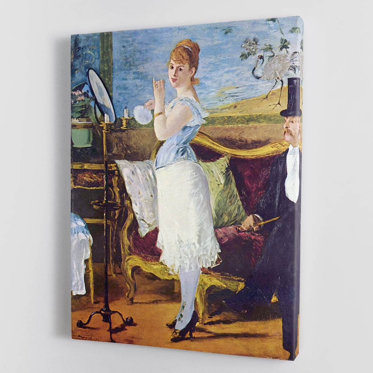 Nana by Manet Canvas Print or Poster - Canvas Art Rocks - 1