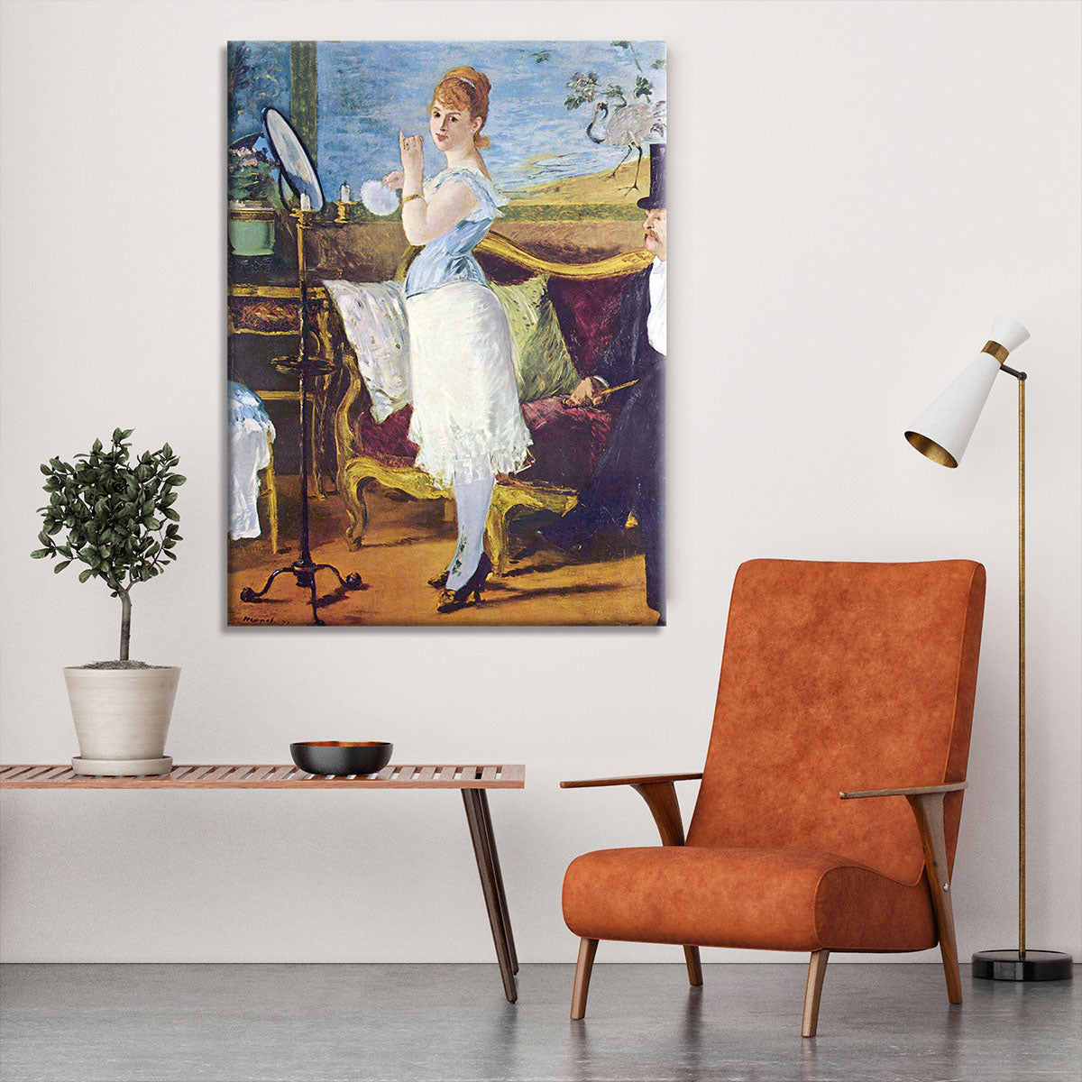 Nana by Manet Canvas Print or Poster - Canvas Art Rocks - 6