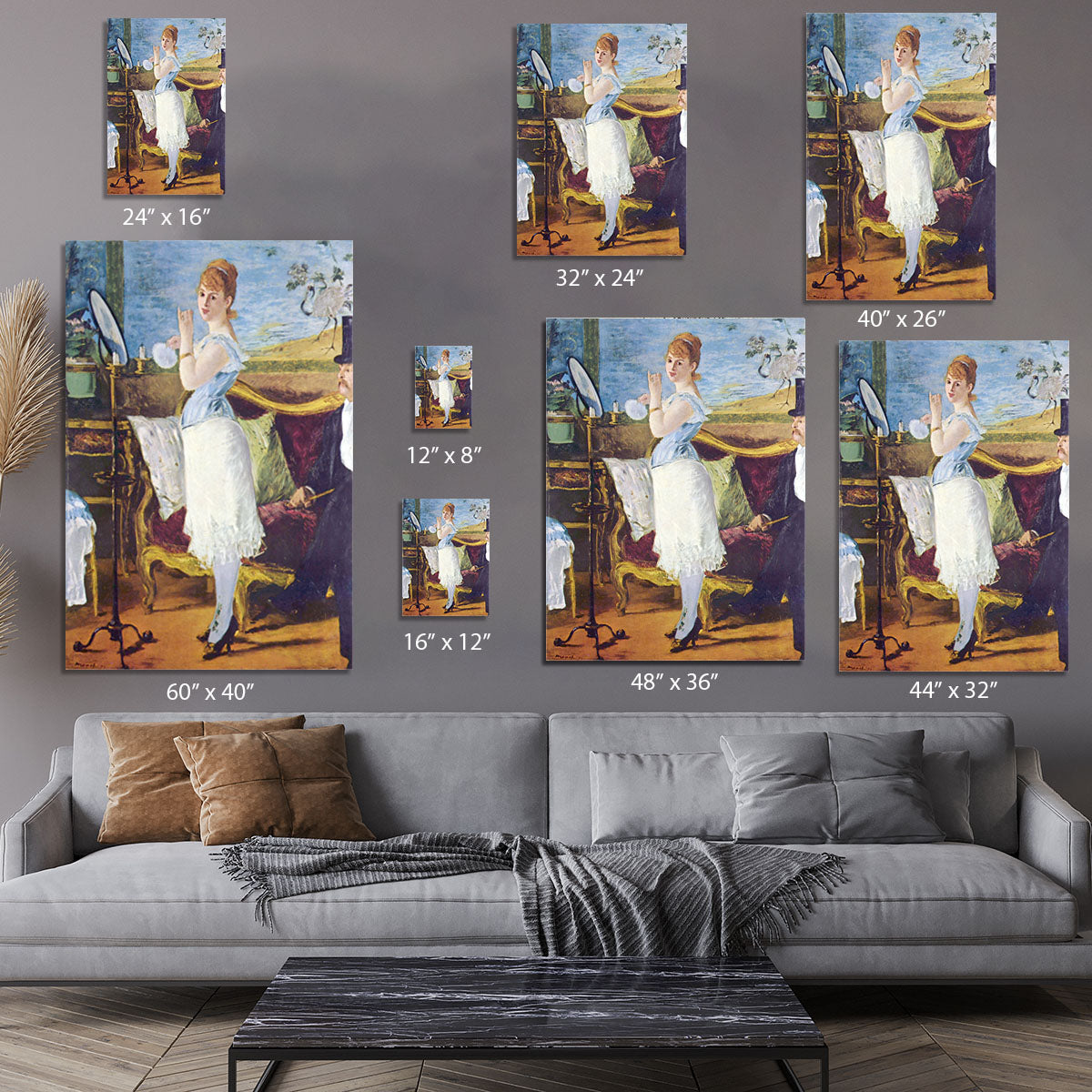 Nana by Manet Canvas Print or Poster - Canvas Art Rocks - 7