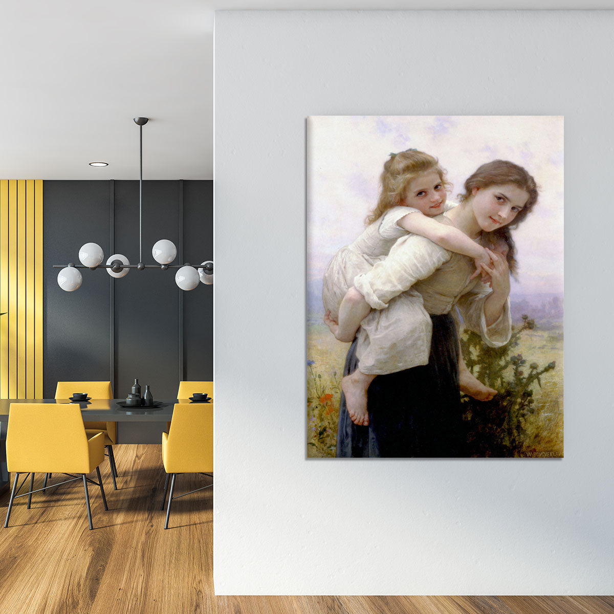 Not Too Much To Carry By Bouguereau Canvas Print or Poster - Canvas Art Rocks - 4