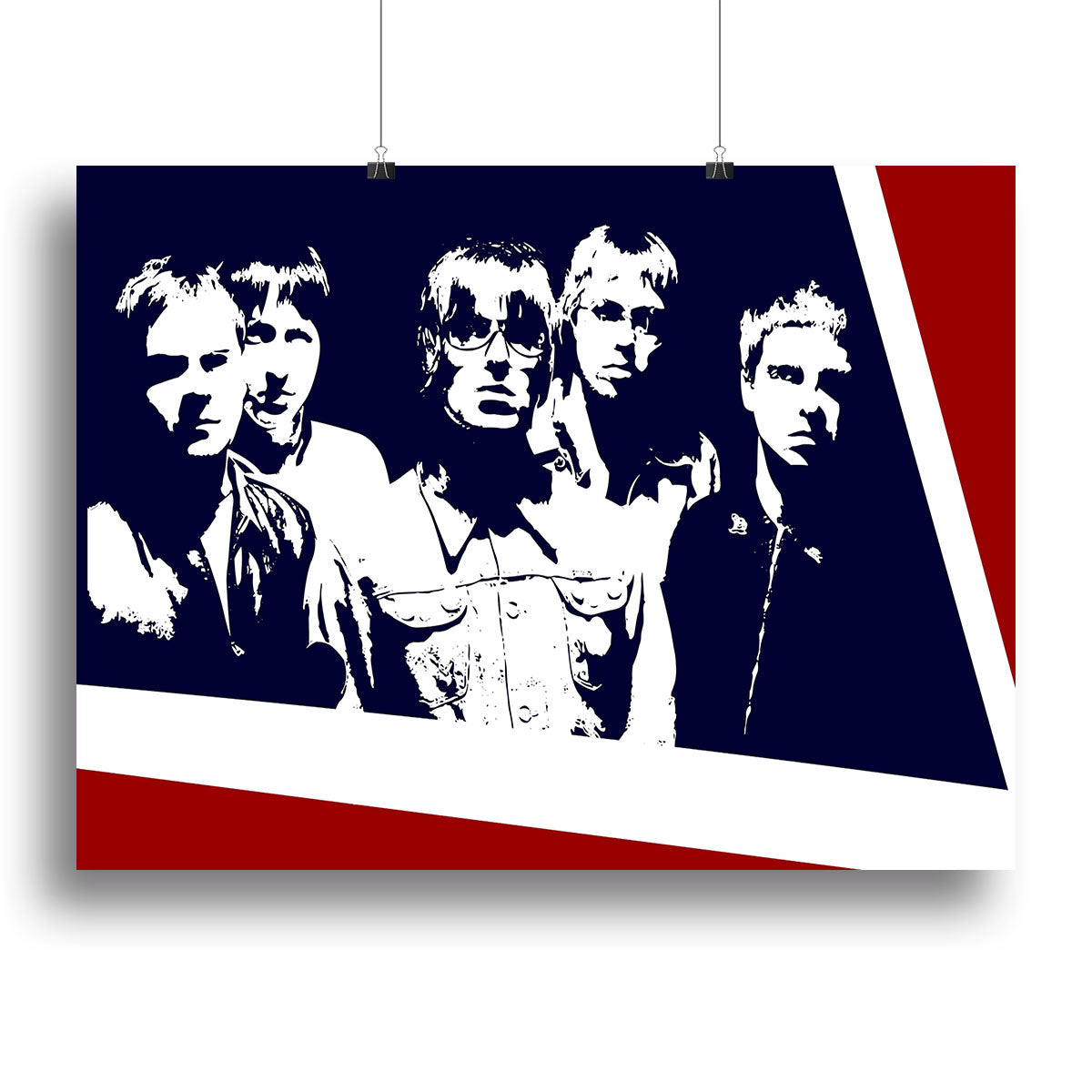 Oasis Union Jack Canvas Print or Poster - Canvas Art Rocks - 2