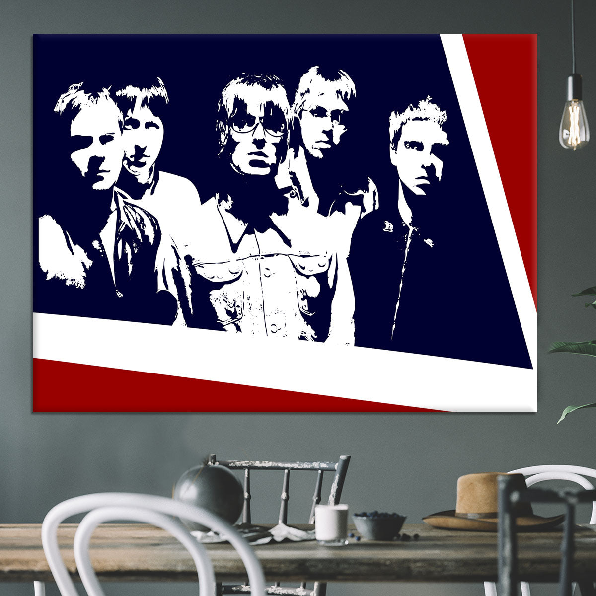 Oasis Union Jack Canvas Print or Poster - Canvas Art Rocks - 3