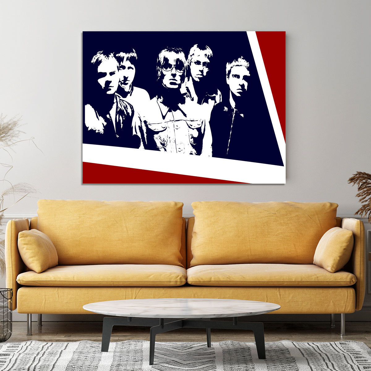 Oasis Union Jack Canvas Print or Poster - Canvas Art Rocks - 4