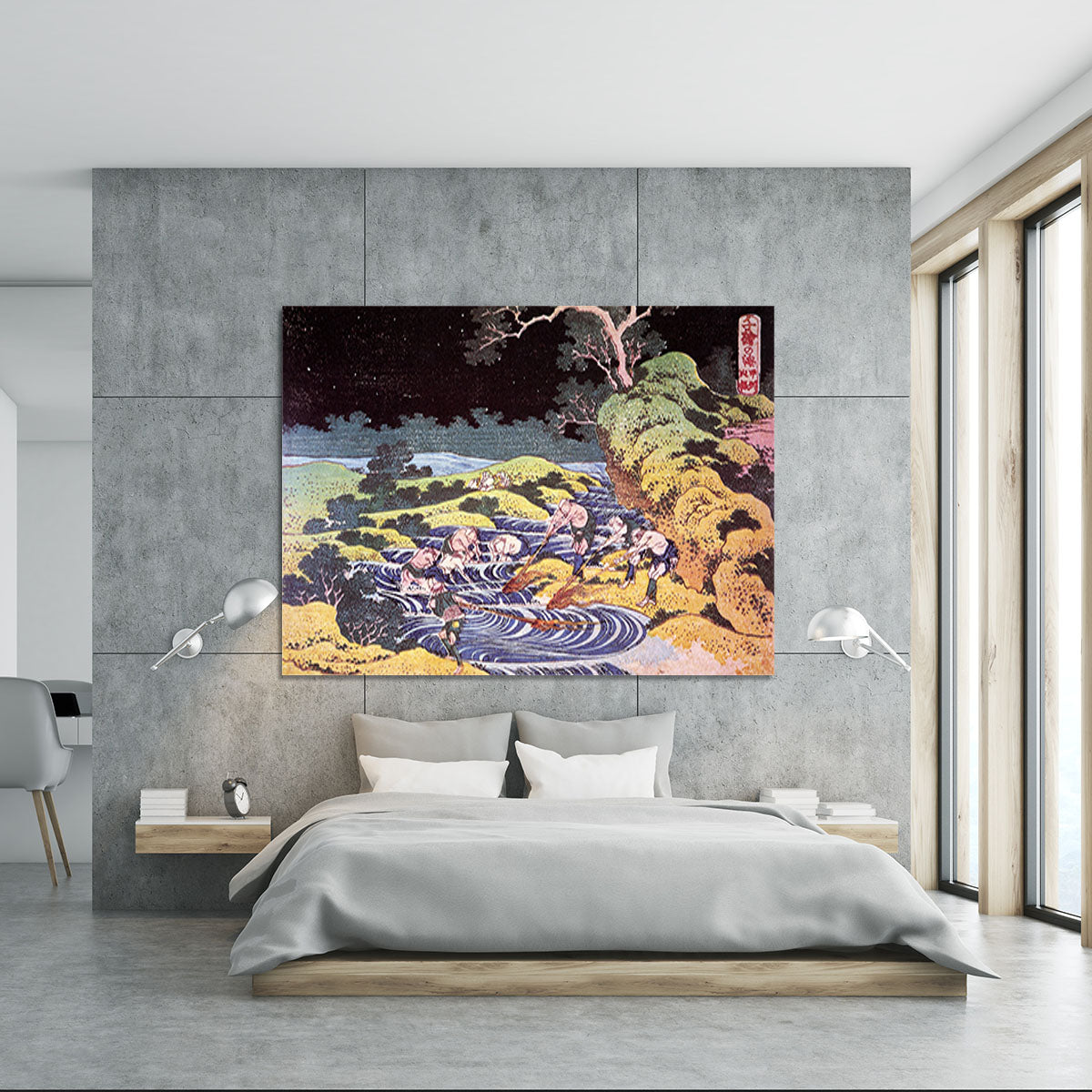 Ocean landscape by Hokusai Canvas Print or Poster - Canvas Art Rocks - 5