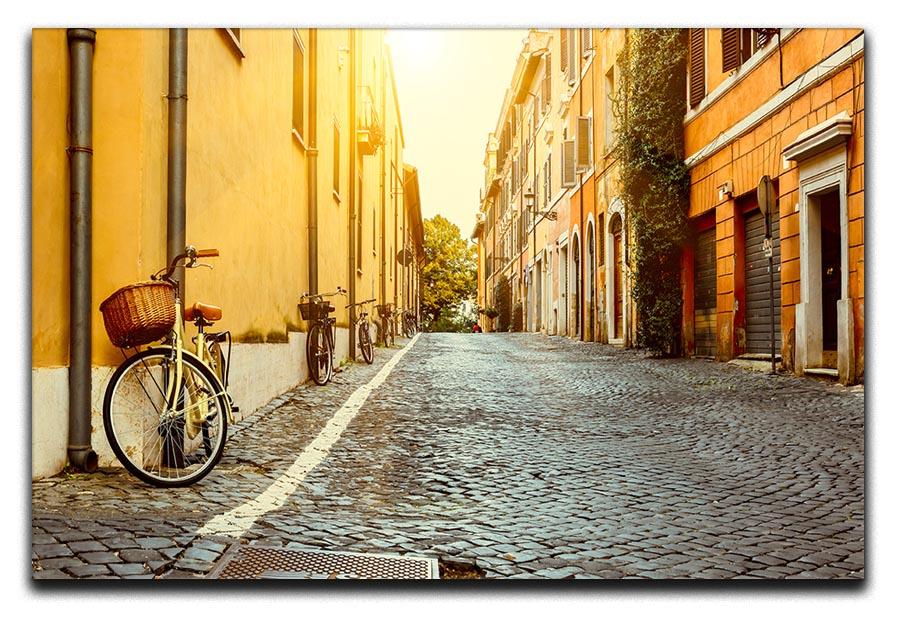 Old street in Rome Canvas Print or Poster - Canvas Art Rocks - 1